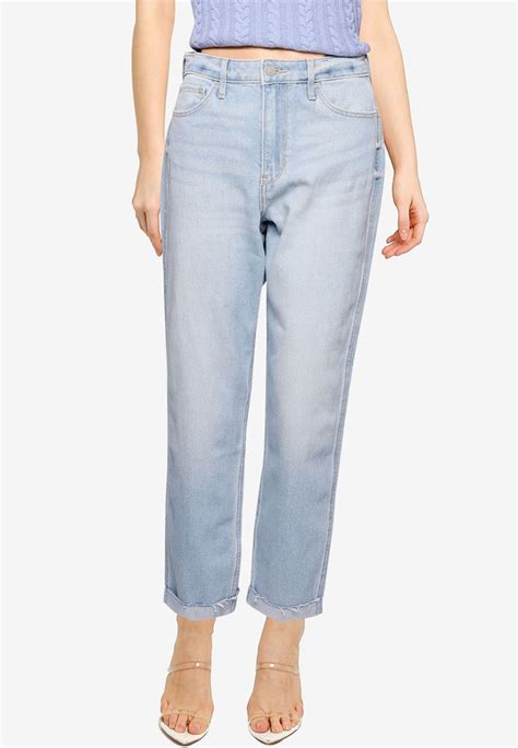 hollister mom jeans|hollister high waisted mom jeans.